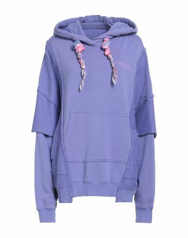 Khrisjoy Woman Sweatshirt Purple Cotton Cover