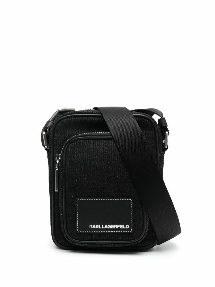 Karl Lagerfeld K/Denim Crossbody - Black Cover