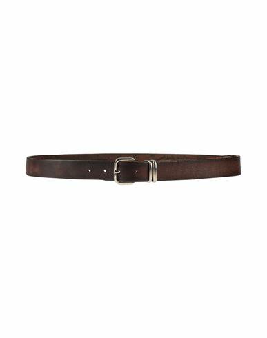 Eleventy Man Belt Cocoa Soft Leather Cover