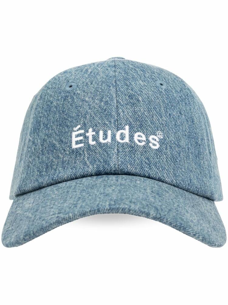 Etudes embroidered acid wash cap - Blue Cover