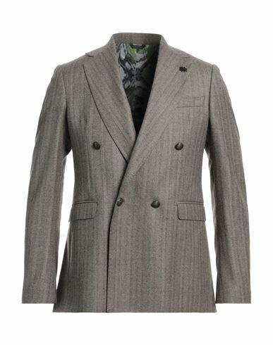 Alessandro Dell'acqua Man Blazer Dove grey Virgin Wool Cover