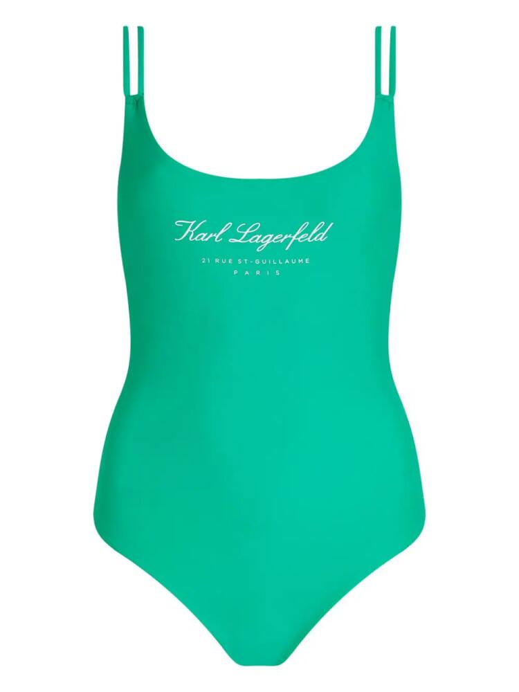 Karl Lagerfeld Hotel Karl swimsuit - Green Cover