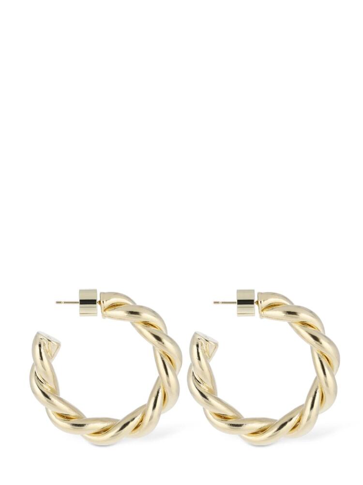 JENNIFER FISHER Twisted Lilly Mini Hoop Earrings Cover