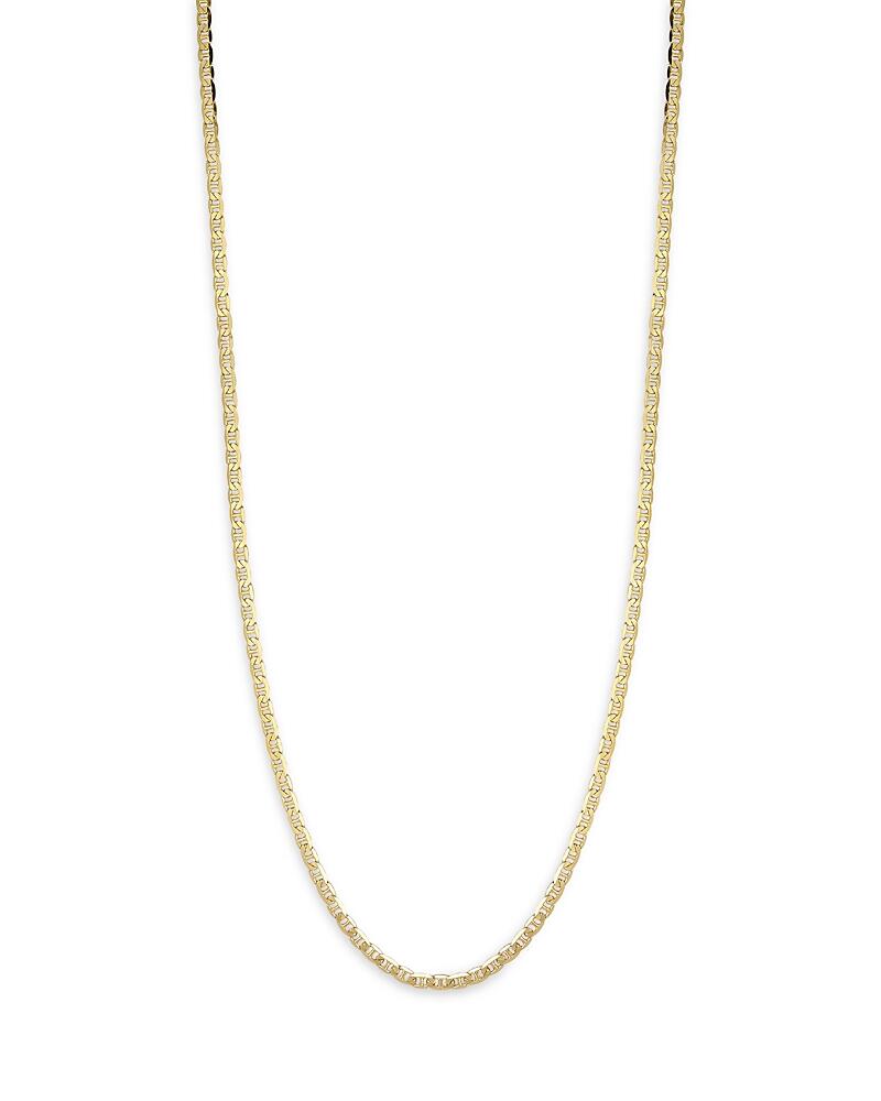 Milanesi And Co 18K Yellow Gold on Sterling Silver 4mm Mariner Link Chain Necklace, 20 Cover