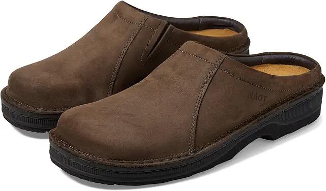 Naot Bjorn (Oily Brown Nubuk) Men's Slip on Shoes Cover