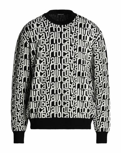 Roberto Cavalli Man Sweater Off white Wool Cover