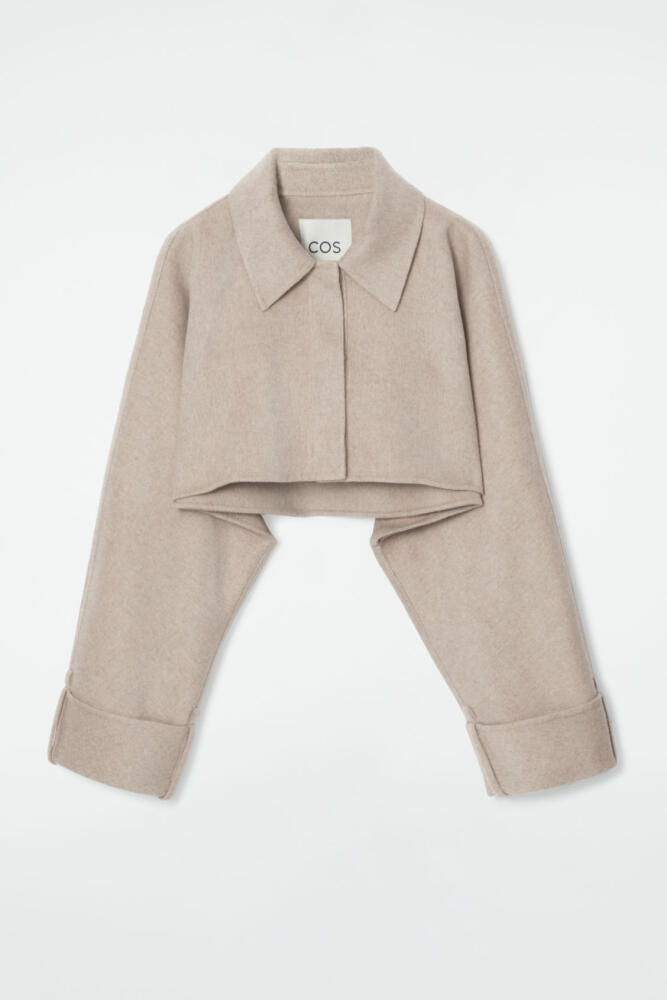 COS CROPPED DOUBLE-FACED WOOL JACKET Cover