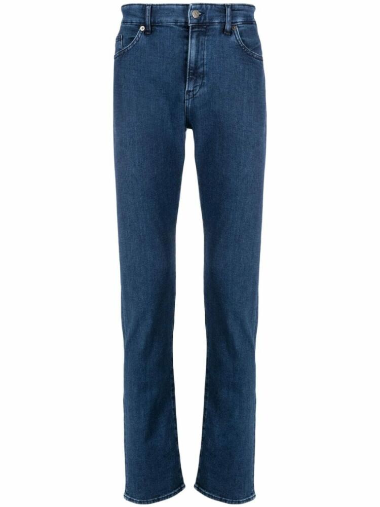 BOSS mid-rise slim-cut jeans - Blue Cover