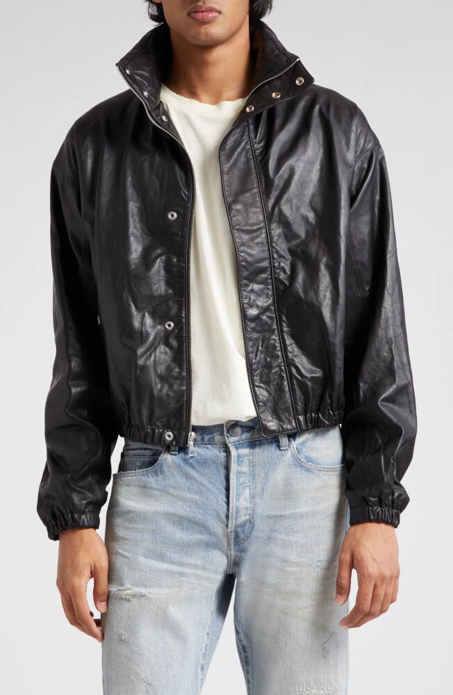 John Elliott Leather Jacket in Black Cover