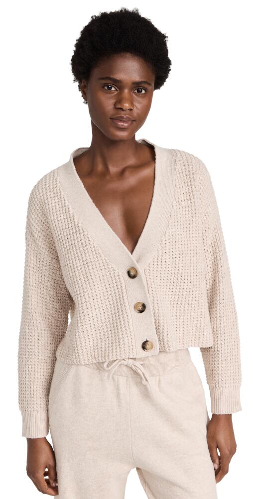 Eberjey The Cropped Cardigan Oat Cover