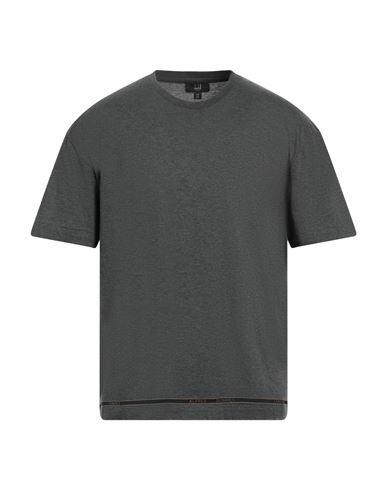 Dunhill Man T-shirt Steel grey Cotton Cover