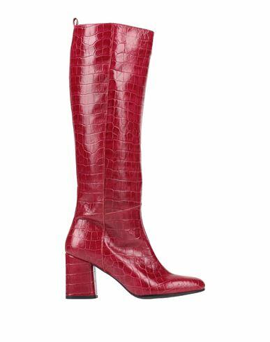 Cuplé Woman Boot Brick red Soft Leather Cover