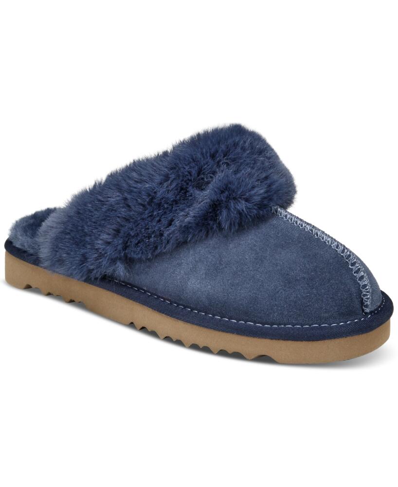 Style & Co Women's Rosiee Slippers, Created for Macy's - Deep Blue Cover