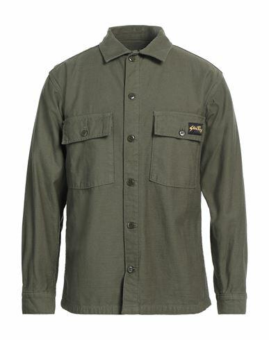 Stan Ray Man Shirt Military green Cotton Cover