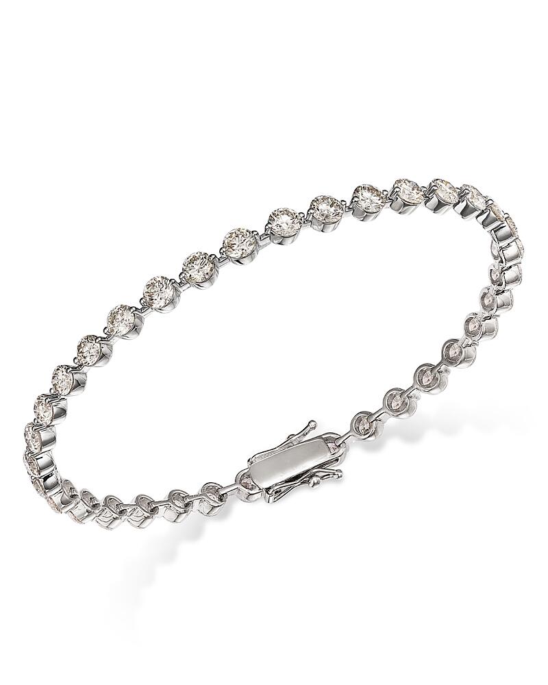 Bloomingdale's Fine Collection Certified Diamond Tennis Bracelet in 14K White Gold, 7.0 ct. t. w. Cover