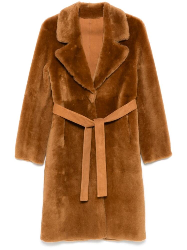 Desa 1972 shearling coat - Brown Cover