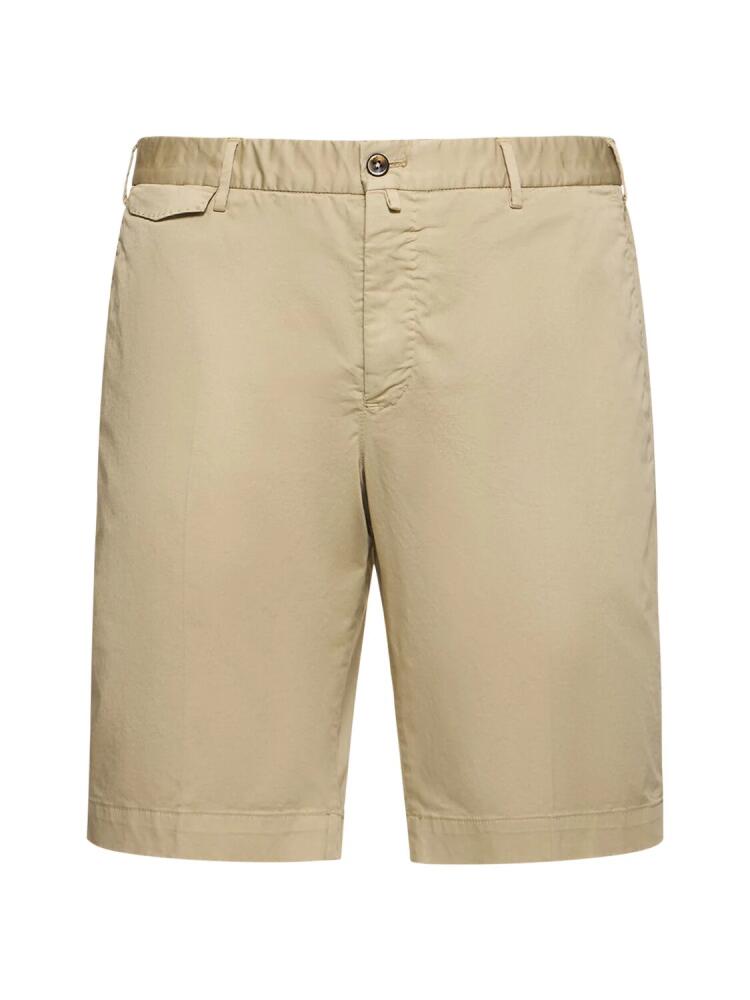 PT TORINO Stretch Cotton Bermuda Shorts Cover