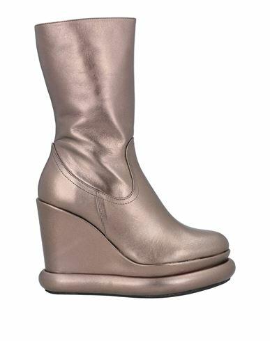 Paloma Barceló Woman Ankle boots Bronze Leather Cover