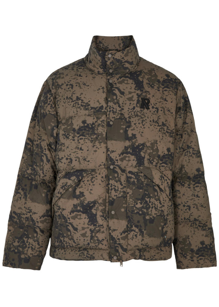 Represent Camouflage-print Quilted Shell Jacket - Multicoloured 1 Cover