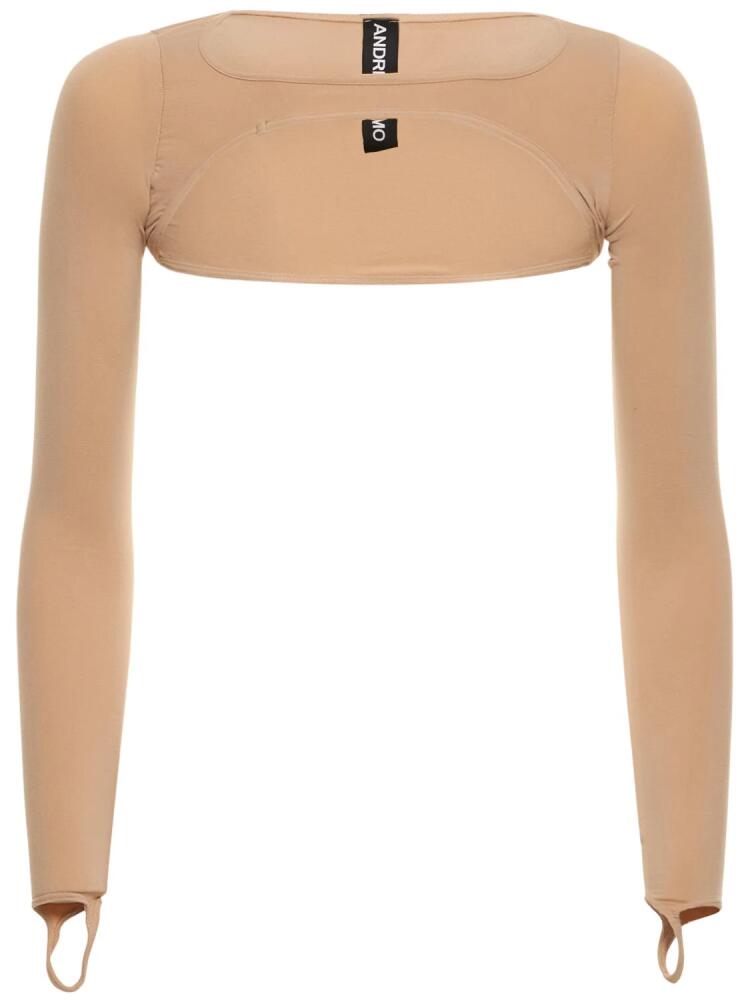 ANDREADAMO Sculpting Jersey Harness Long Sleeve Top Cover