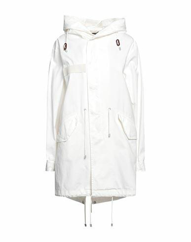 Mr & Mrs Italy Woman Overcoat & Trench Coat Off white Cotton Cover