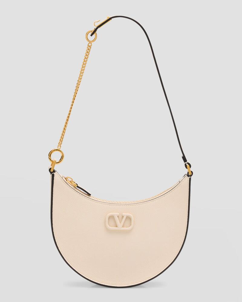 Valentino Garavani VLOGO Mini Leather Hobo Shoulder Bag Cover