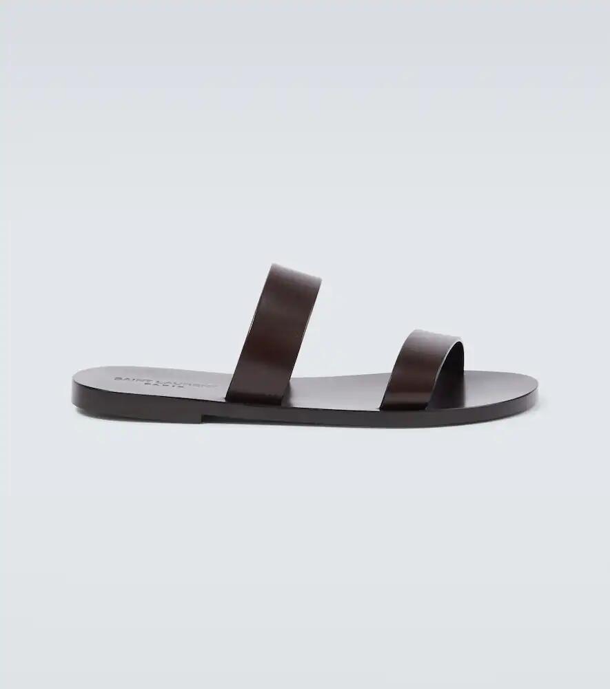 Saint Laurent Pepe 05 leather slides Cover