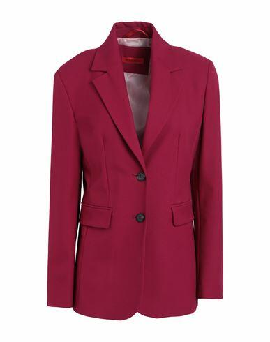 Max & co. Woman Blazer Garnet Polyester, Viscose, Elastane Cover