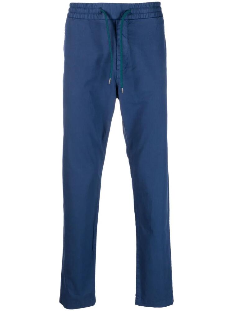 PS Paul Smith drawstring-waist straight-leg trousers - Blue Cover