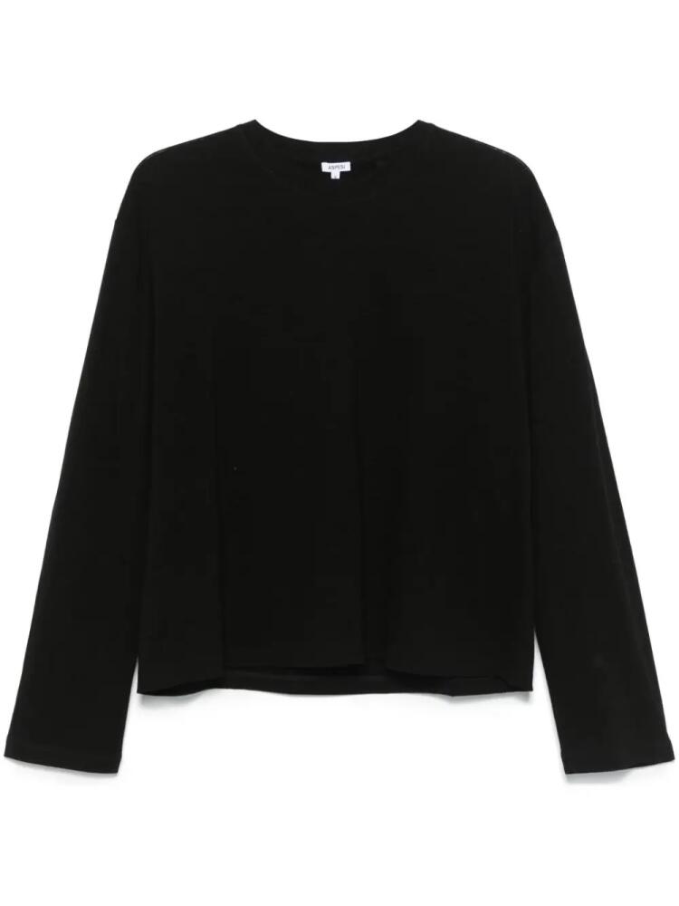 ASPESI wool T-shirt - Black Cover