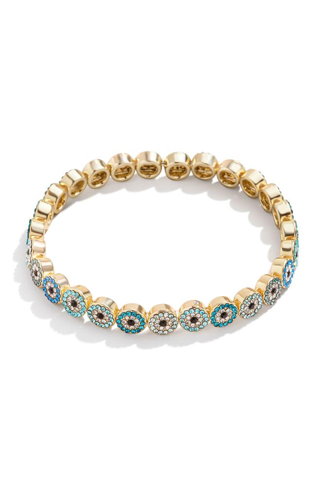 BaubleBar Kaya Evil Eye Beaded Bracelet in Blue Cover