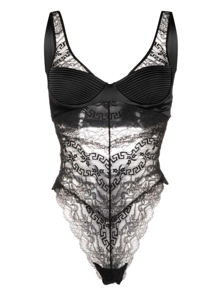 Versace lace-detail bodysuit - Black Cover