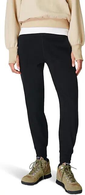 Sweaty Betty Gary Luxe 27 Fleece Trousers (Black) Women's Clothing Cover