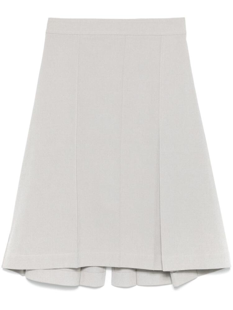 Ferragamo pleated midi skirt - Neutrals Cover