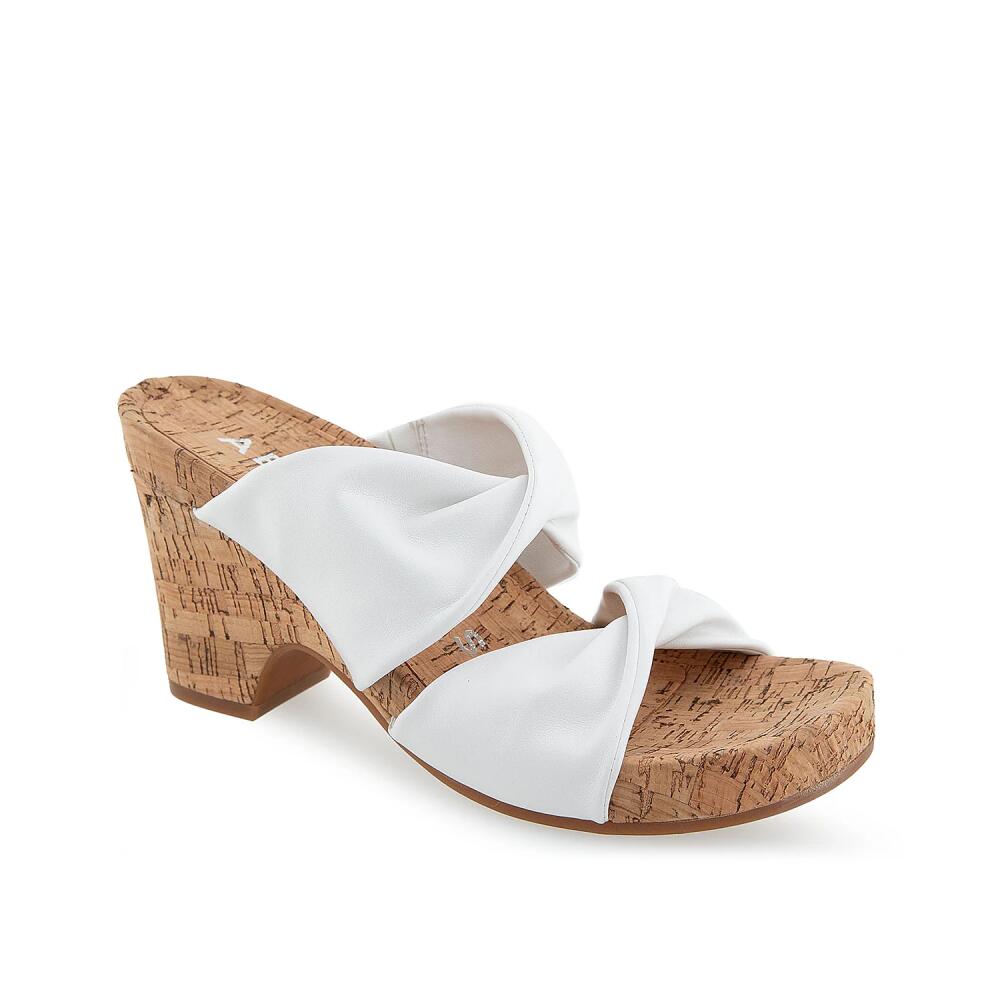 Aerosoles Mercer Platform Sandal | Women's | White Cover