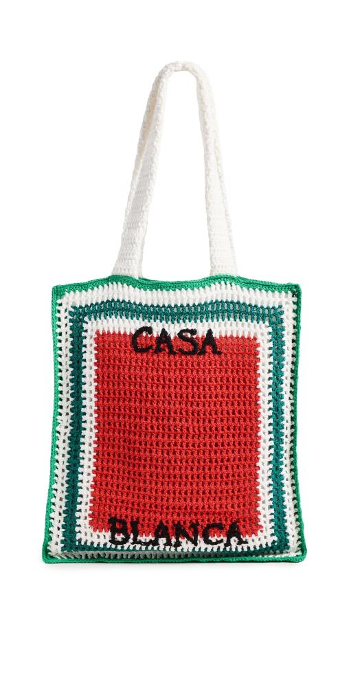 Casablanca Cotton Crochet Bag Knit Multi Cover