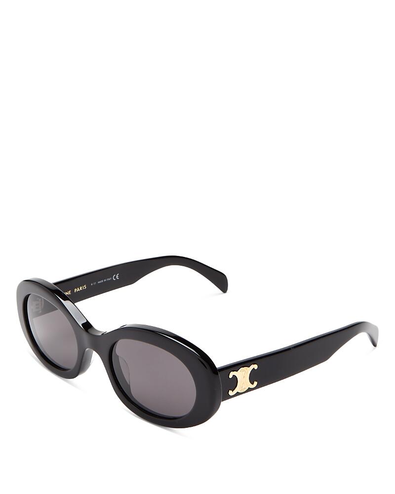 Celine Triomphe Oval Sunglasses, 52mm Cover