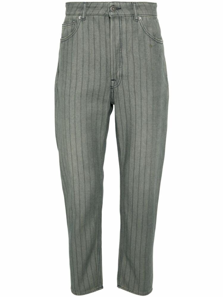 Golden Goose striped slim-fit jeans - Grey Cover