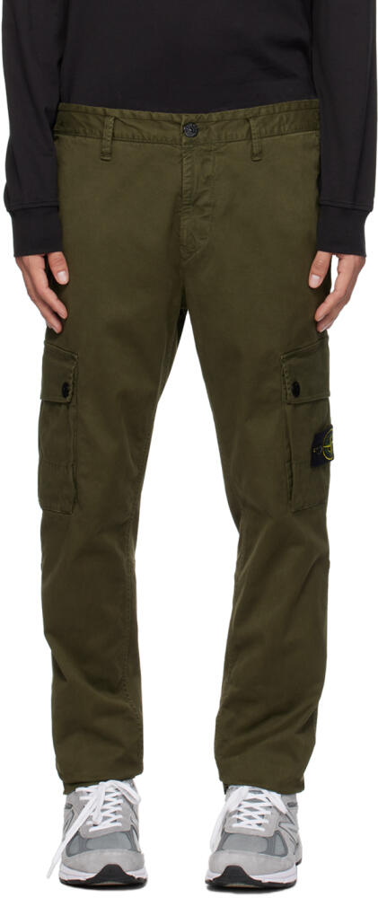 Stone Island Khaki Faded Cargo Pants Cover