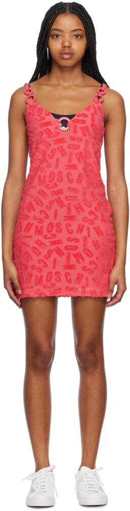 Moschino Pink O-Ring Cover Up Dress Cover