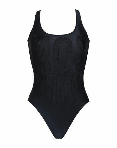 Moschino Woman One-piece swimsuit Black Polyamide, Elastane, Polyester Cover