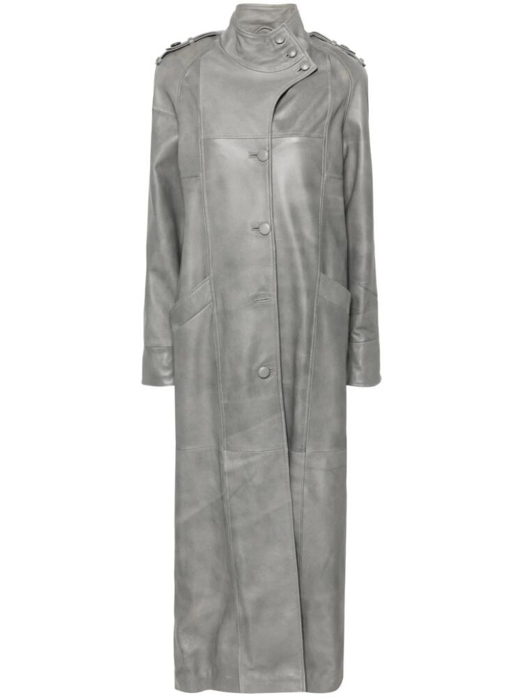 Manokhi Kylen trench coat - Grey Cover