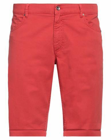 Mason's Man Shorts & Bermuda Shorts Red Cotton, Elastane Cover