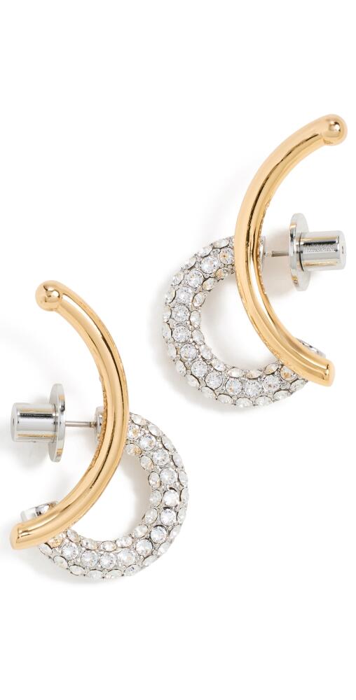 DEMARSON Marisa Hoops 10k Shiny Gold/Ir/Crystal Cover