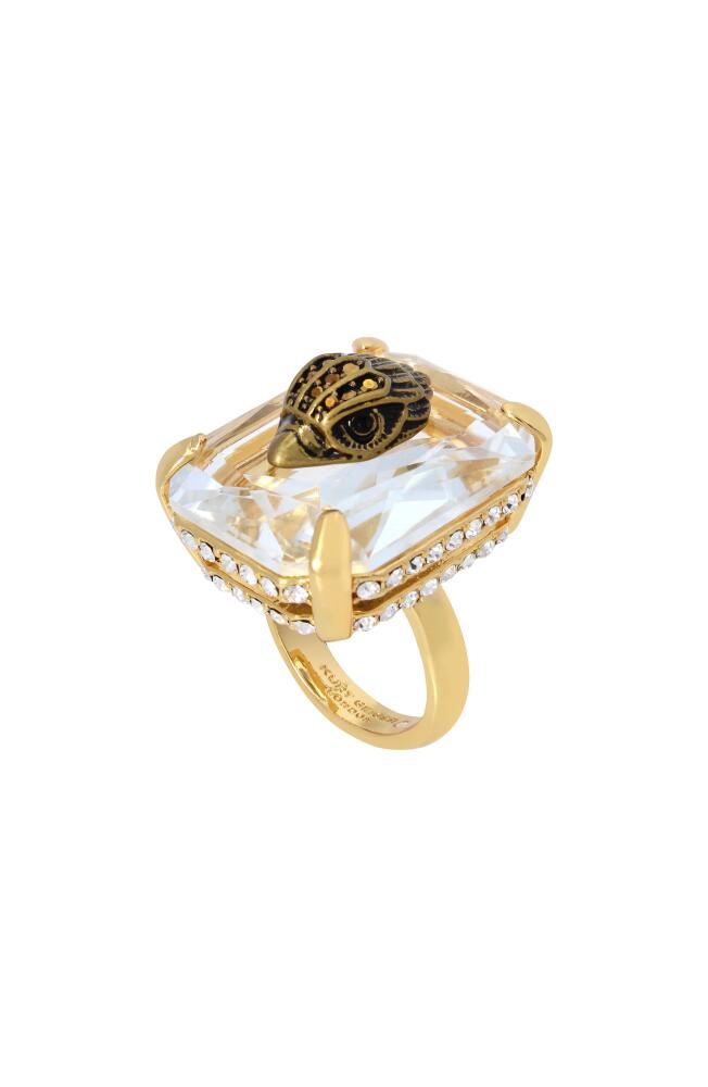 Kurt Geiger London Eagle Cocktail Ring in Gold Cover