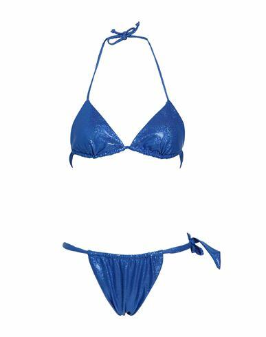 Anjuna Woman Bikini Blue Polyester, Elastane Cover