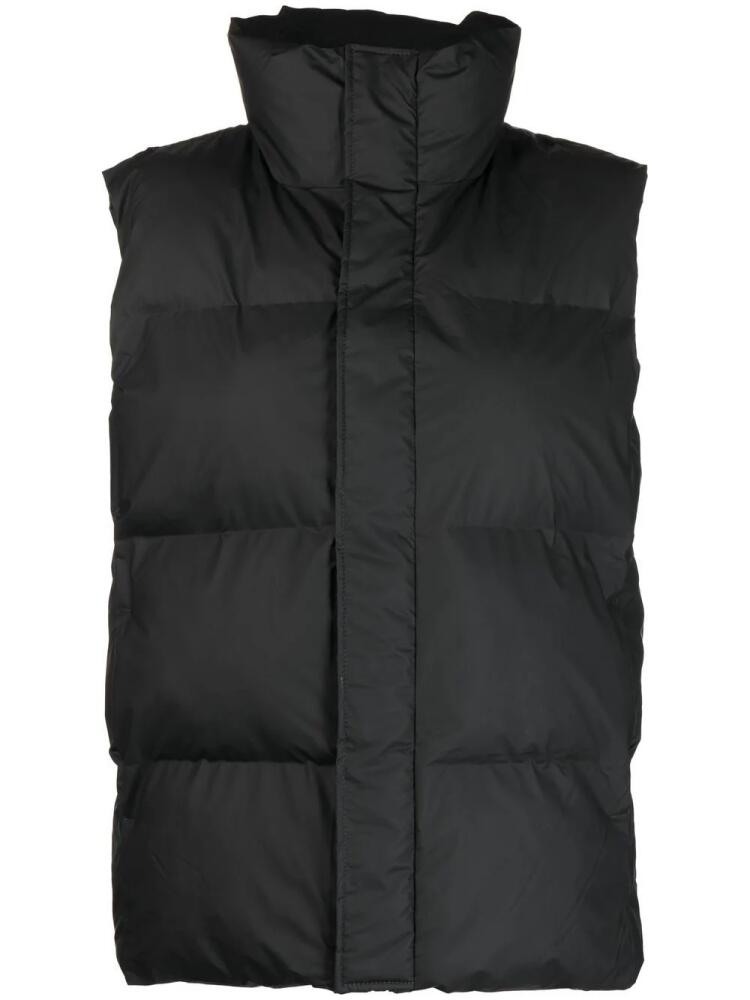 Rains funnel-neck padded gilet - Black Cover