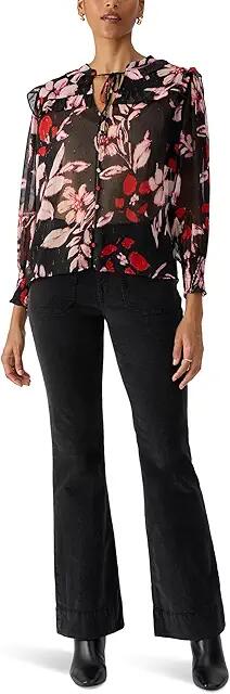 Sanctuary Winter Wish Blouse (Poinsettia) Women's Blouse Cover