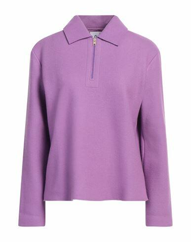 Niū Woman Sweater Light purple Virgin Wool, Polyamide Cover