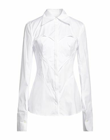 Ambush Woman Shirt White Cotton, Polyamide, Elastane Cover